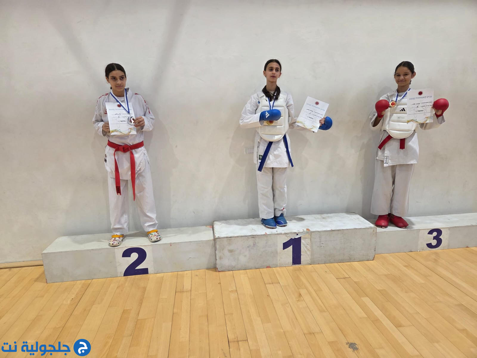 أبطال مدرسة حسني عرار للكراتيه وفنون القتال يحصدون الذهب في بطولة كأس كانيزاوا القطرية – حيفا 